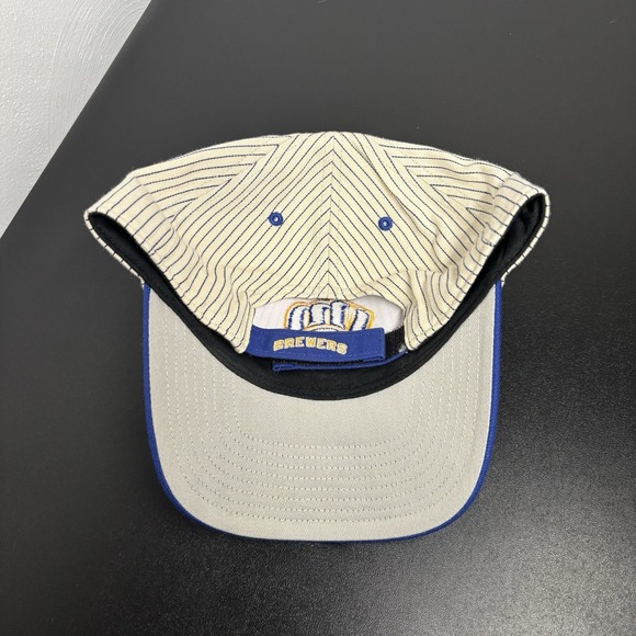 Milwaukee Brewers '47 Badeball Hat Cap Stripped Adjustable Unisex MLB - Picture 4 of 4